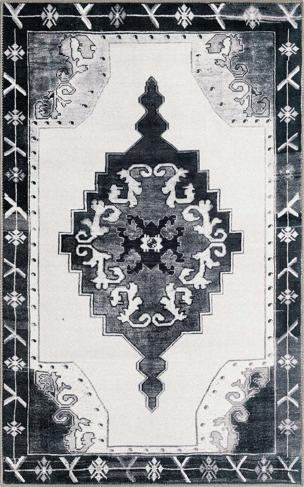 Unique Loom Yellow Timeless 2' X 3' Rug - Brighten Up Your Space With Vibrant Color And Simple Design Accent! Black,White  3188212-unique-loom