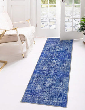 Unique Loom Yellow Timeless 2' X 3' Rug - Brighten Up Your Space With Vibrant Color And Simple Design Accent! Navy,Blue  3188284-unique-loom