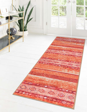 Unique Loom Yellow Timeless 2' X 3' Rug - Brighten Up Your Space With Vibrant Color And Simple Design Accent! Red  3188299-unique-loom