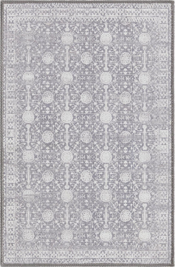 Unique Loom Gray Timeless 2' X 3' Rug - Versatile, Elegant Design For Small Spaces And Everyday Durability Gray  3188330-unique-loom