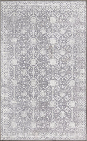 Unique Loom Gray Timeless 2' X 3' Rug - Versatile, Elegant Design For Small Spaces And Everyday Durability Gray  3188332-unique-loom
