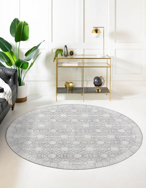 Unique Loom Gray Timeless 2' X 3' Rug - Versatile, Elegant Design For Small Spaces And Everyday Durability Gray  3188331-unique-loom