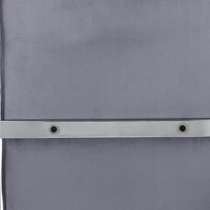 Homeroots 24" X 31" X 34" Grey Accent Chair   318876