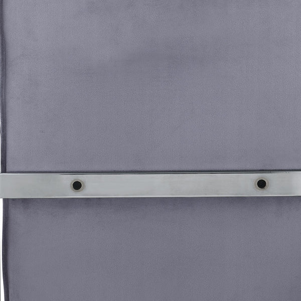 Homeroots 24" X 31" X 34" Grey Accent Chair   318876