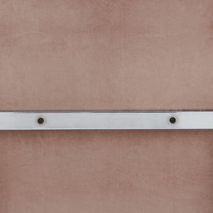 Homeroots 24" X 31" X 34" Pink Accent Chair   318877