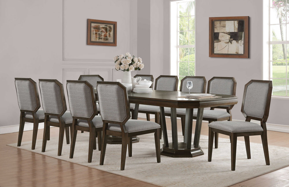 Homeroots 78-114" X 44" X 30" Tobacco Aspen Dining Table  Mdf 318895