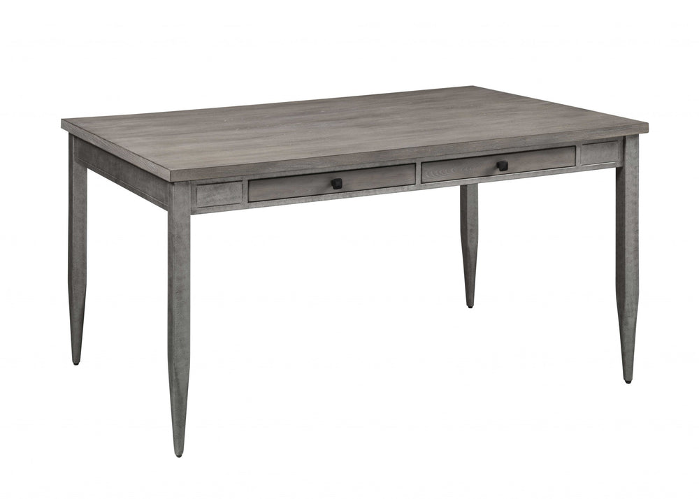 Homeroots 60" X 36" X 30" Gray Oak And Antique Gray Dining Table  Mdf 318916