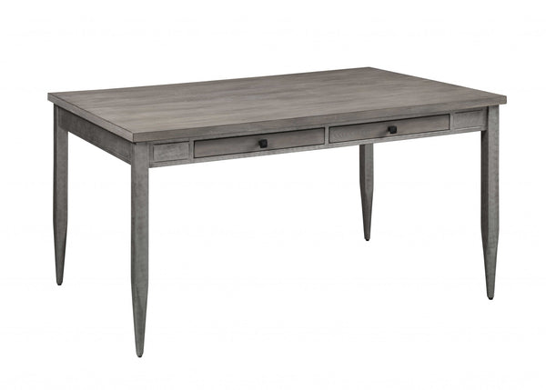 Homeroots 60" X 36" X 30" Gray Oak And Antique Gray Dining Table  Mdf 318916