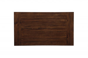 Homeroots 72" X 42" X 30" Walnut And White Washed Solid Wood Dining Table  Wood 318938