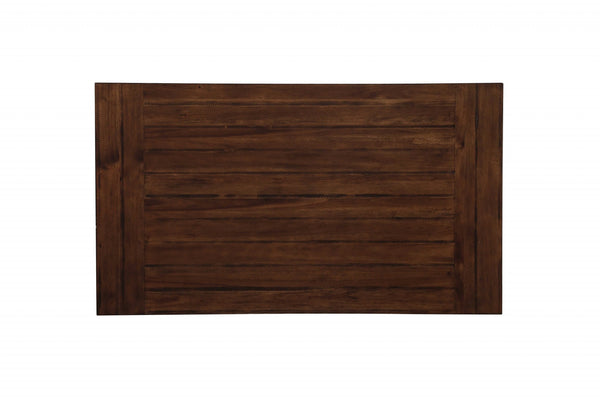 Homeroots 72" X 42" X 30" Walnut And White Washed Solid Wood Dining Table  Wood 318938