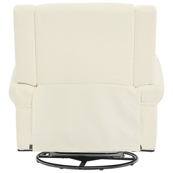 English Elm Manual Swivel Rocker Recliner Chair Plush Chenille Upholstery Nursery Living Room N763P363524K