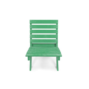 English Elm Grandcourt Recycled Hdpe Outdoor Folding Chair with Marine Grade Hardware for Patio Use Green B2745P409668