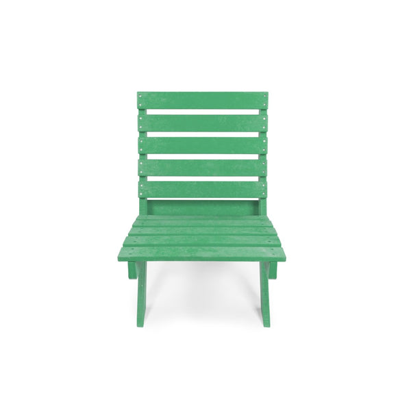 English Elm Grandcourt Recycled Hdpe Outdoor Folding Chair with Marine Grade Hardware for Patio Use Green B2745P409668