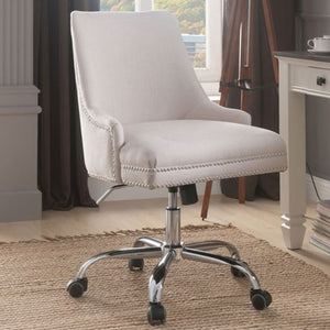 Homeroots 24" X 26" X 38" Beige Plywood Office Chair  Plywood 319072