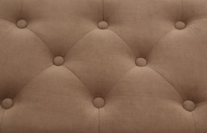 Homeroots 19" Brown Acrylic Backless Bar Chair  Acrylic 319090