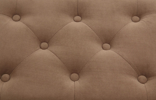 Homeroots 19" Brown Acrylic Backless Bar Chair  Acrylic 319090