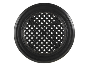 Lexington Tommy Bahama Outdoor 3190-953 Elegant Round End Table With Tuscan Design, Ebony Finish & Marble Top For Outdoor Luxury Ebony Wood 3190-953