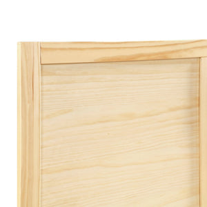 English Elm Contemporary Full Platform Bed Tall Headboard Natural Pine Wood Scandinavian Bedroom Frame B011S02455