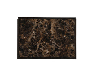 Homeroots 24" X 17" X 20" Dark Expresso Mdf Nightstand   319115