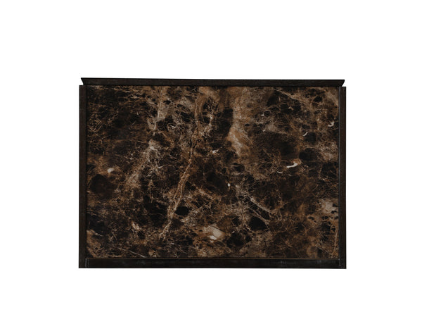 Homeroots 24" X 17" X 20" Dark Expresso Mdf Nightstand   319115