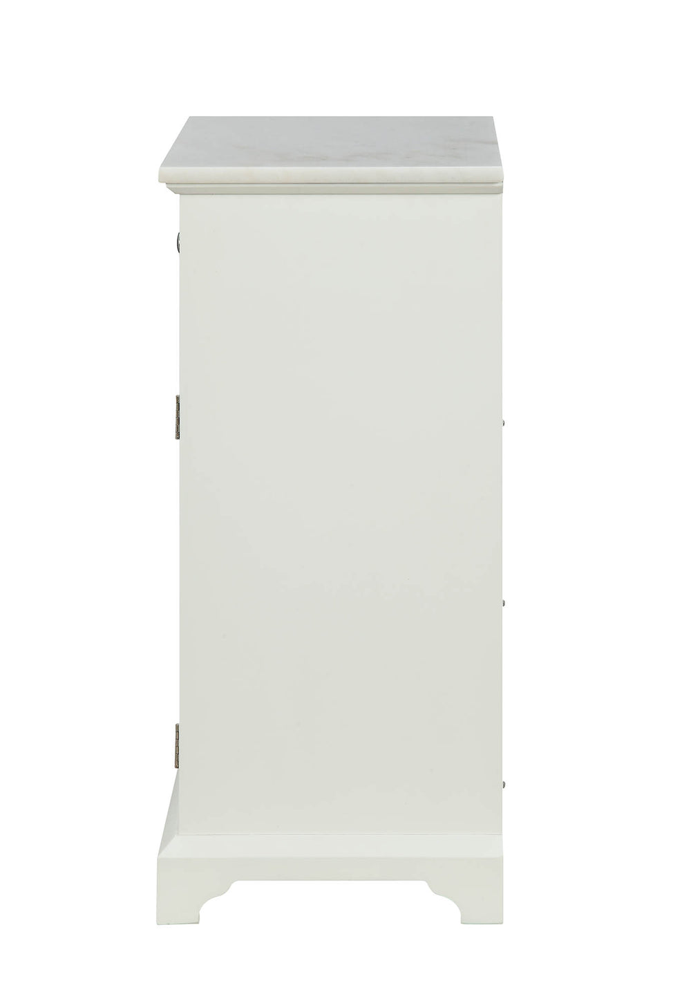 Homeroots 16" X 13" X 30" White Mdf Cabinet  Mdf 319122