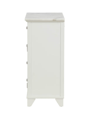 Homeroots 16" X 13" X 30" White Stunning Cabinet  Mdf 319123