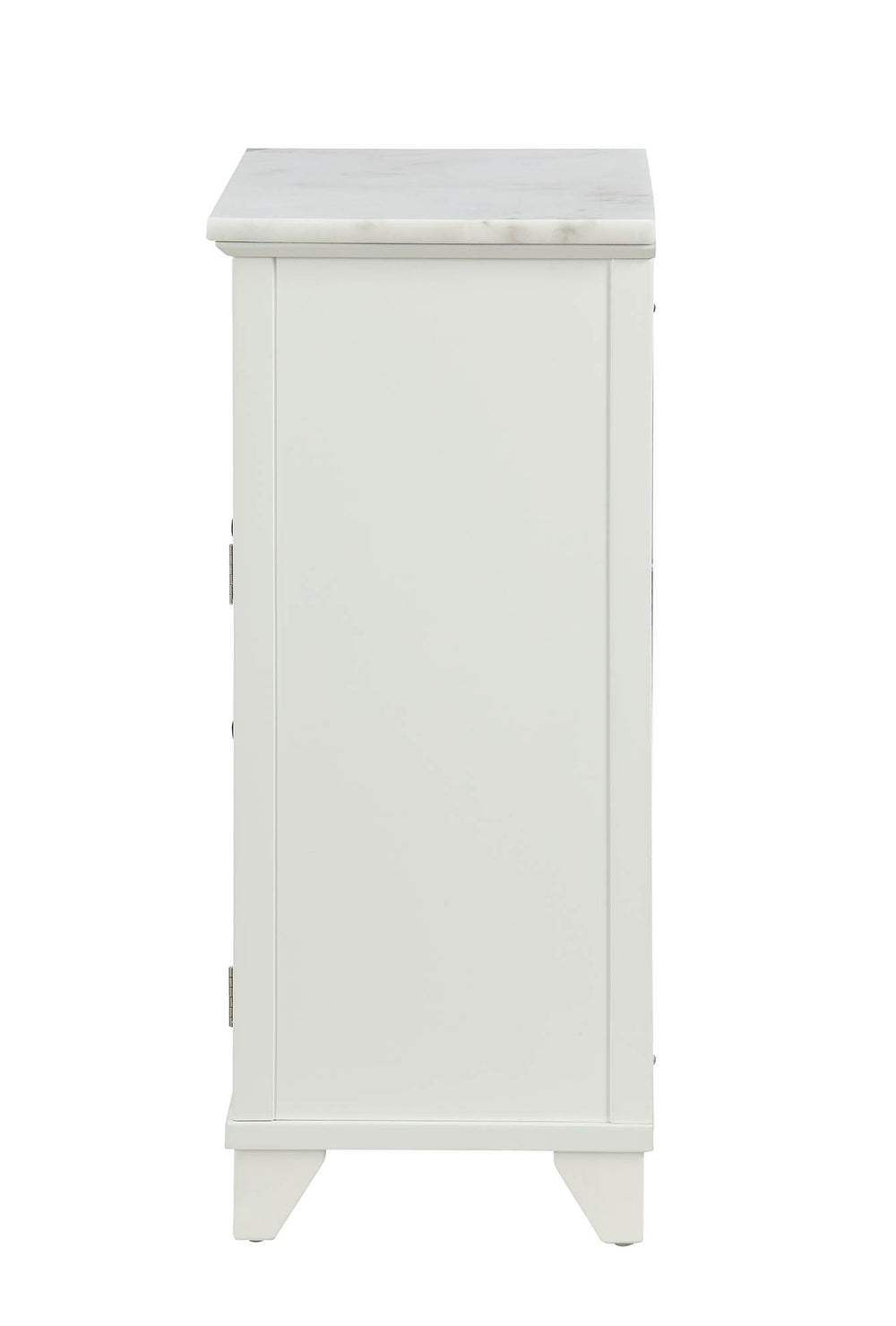 Homeroots 16" X 13" X 30" White Cabinet  Mdf 319124