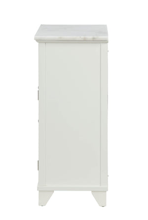 Homeroots 16" X 13" X 30" White Cabinet  Mdf 319124