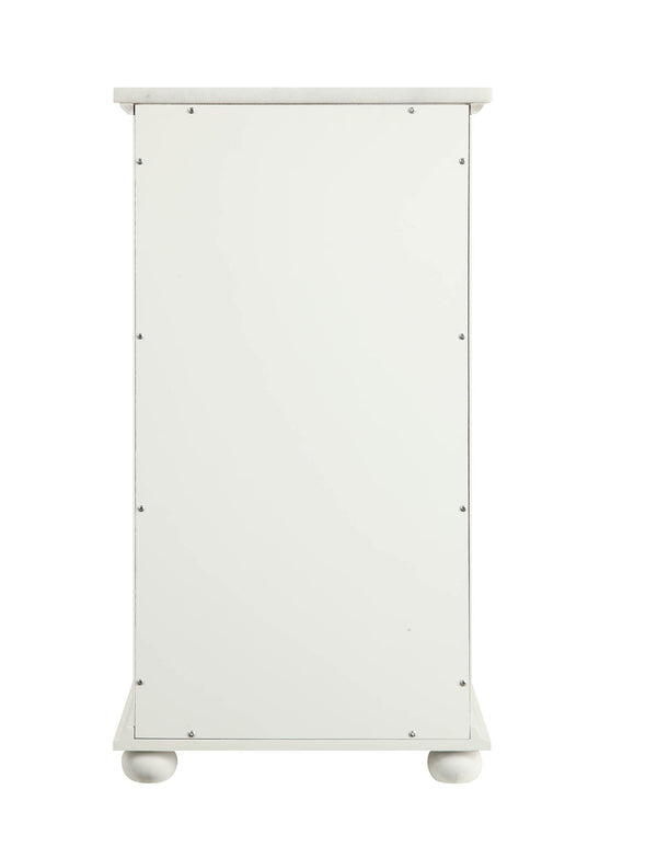 Homeroots 16" X 13" X 30" White Alluring Cabinet  Mdf 319125