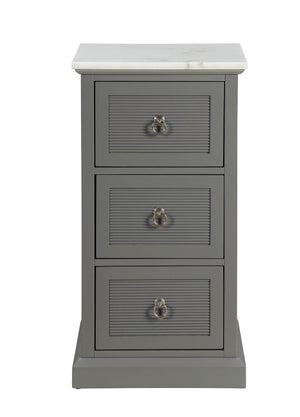 Homeroots 16" X 13" X 30" Grey Mdf Cabinet  Mdf 319126