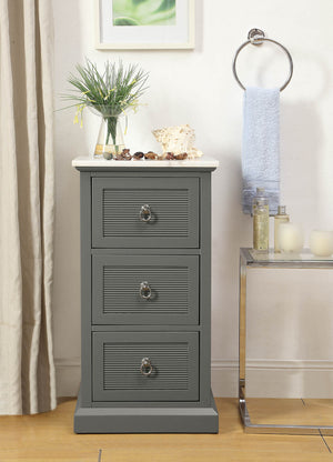 Homeroots 16" X 13" X 30" Grey Mdf Cabinet  Mdf 319126