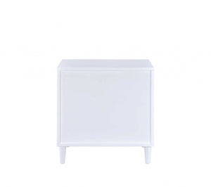 Homeroots 21" Brown Three Drawers Nightstand White And Weathered Oak  319132