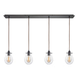 Jaelyn 46'' Wide 4-Light Linear Pendant - Oil Rubbed Bronze 31934/4LP Elk Lighting