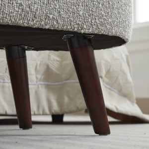 English Elm S02 Boucle Lift Top Storage Ottoman Bench for Entryway or Living Room Accent W1805P178791