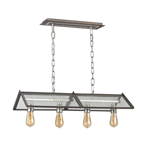 Ridgeview 13'' Wide 4-Light Chandelier - Polished Nickel 31962/4 Elk Lighting