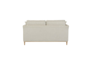 English Elm Loveseat In Elegant Off-White With 2 Reversible Cushions & Pillows For Ultimate Comfort & Style B2699P225139