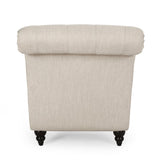 Christopher Knight Home® - Noble House - Varnell Contemporary Fabric Button Tufted Chaise Lounge