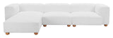 Tayte Ottoman White 110304 Zuo Modern