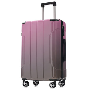 English Elm Luggage 3 Piece Polycarbonate Hardshell Set with Tsa Lock and Spinner Wheels N730P298383P