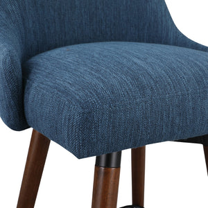 OSP Home Furnishings Bagford 26" Swivel Stool Navy / Med Esp