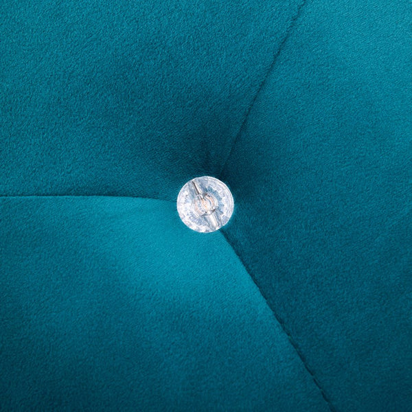 English Elm Christopher Knight Home® - Elegant Velvet Polygon Diamond Tufted Storage Ottoman with Spacious Interior, Durable Multi-Use Seating and Footrest Blue 34.64 L x 29.75 W x 15 H N761P277690C