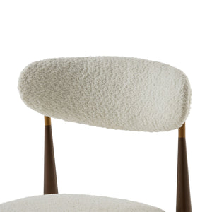 English Elm Christopher Knight Home® - ARMLESS Modern Upholstered Counter Stool Set of 2 with Iron Toothpick Frame, Gold Trim Accents Beige+Brown N771P316339J