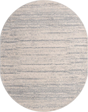 Unique Loom Oasis Calm Machine Made Abstract Rug Cream, Ivory/Gray 8' 0" x 10' 0"