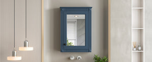 English Elm 20" Wall Mount Medicine Cabinet Mirrored Door Soft Close Adjustable Shelf Bathroom N710P317680C