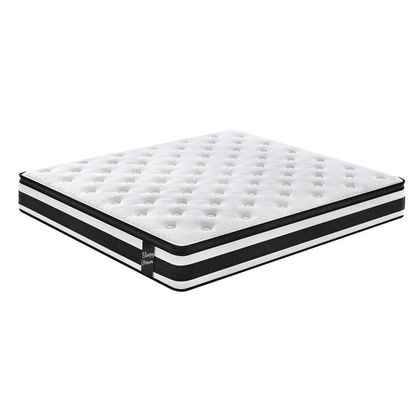 English Elm 12 Inch Full Hybrid Mattress Euro Top Pocketed Coil Memory Foam Medium Firm Support W3017P301128