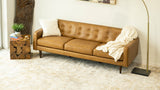 English Elm Ashcroft Furniture - Braxton Tan Leather Sofa