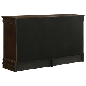 English Elm Bruno Cappuccino 4-Piece Eastern King Bedroom Set: Timeless Elegance With Cozy Asian Wood Finish B062S00910