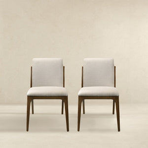 English Elm Ashcroft Furniture - Grivelle Cream Fabric Dining Chair (Set Of 2)