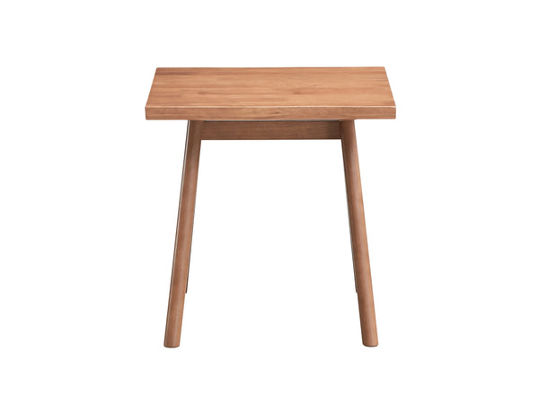 English Elm Velentina Natural Finish Accent Table with Rubberwood Construction, 100lb Capacity, Classic Rustic Style B2726P400285