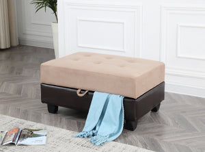 English Elm Gallant Mocha Ottoman - Elegant Tufted Design With Hidden Storage & Durable Comfort For Living Spaces B078P301537